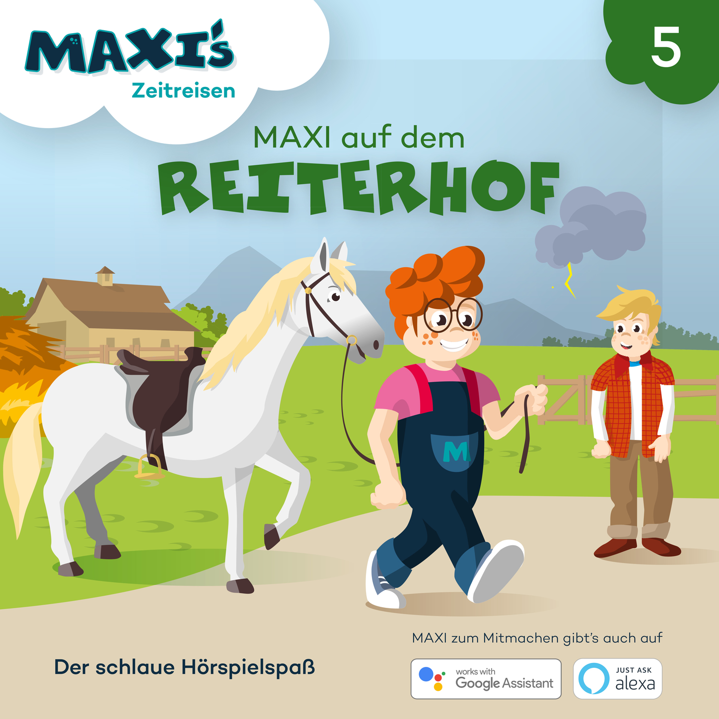 Скачать Maxi's Zeitreisen, Folge 5: Maxi auf dem Reiterhof - Jana Lüpke