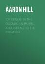 Скачать 'Of Genius', in The Occasional Paper, and Preface to The Creation - Aaron Hill